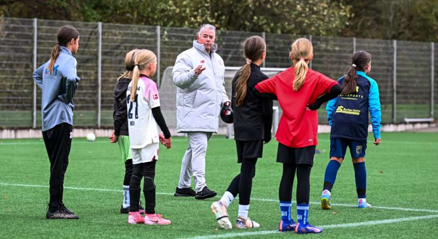 Training beim Juniorinnen-Talenttag