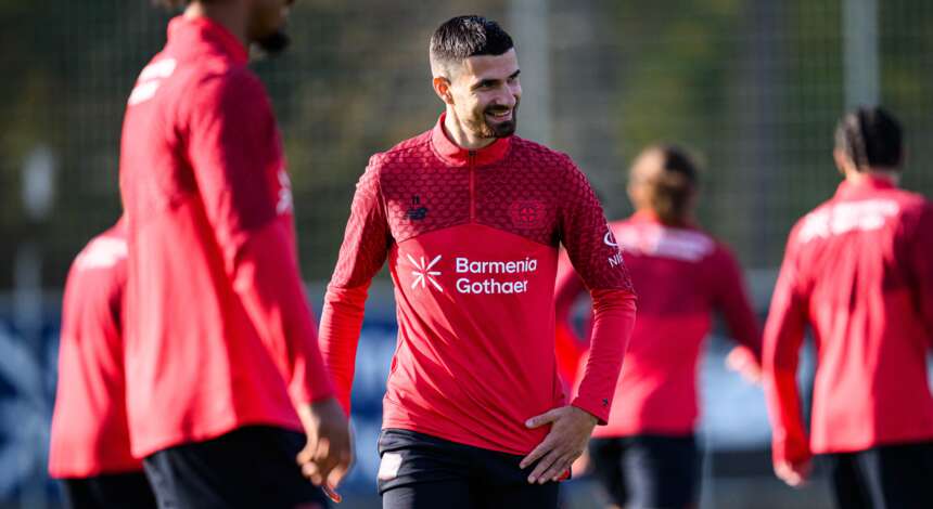 Martin Terrier im Training