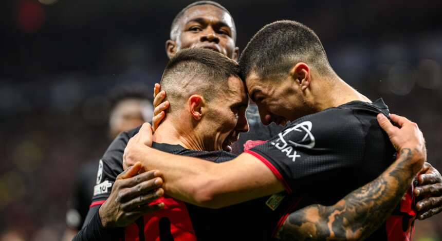 Alejandro Grimaldo, Ibrahim Maza und Christian Kofane