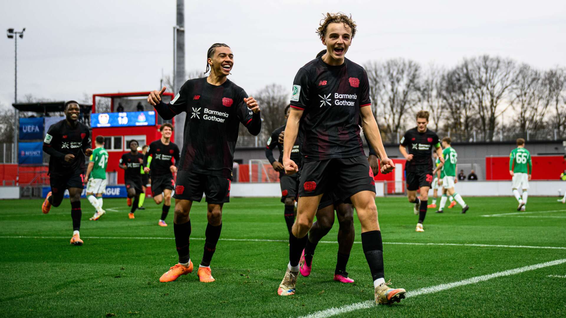 Jubel nach dem 2:0 gegen Newcastle United