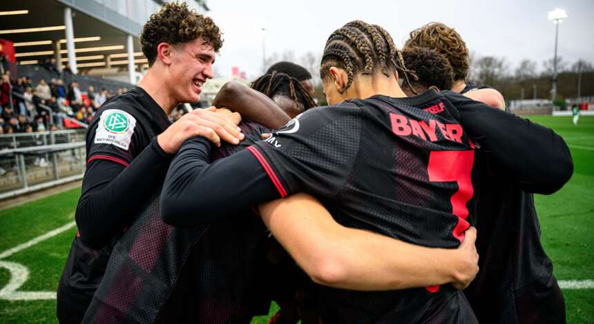Die U19 von Bayer 04