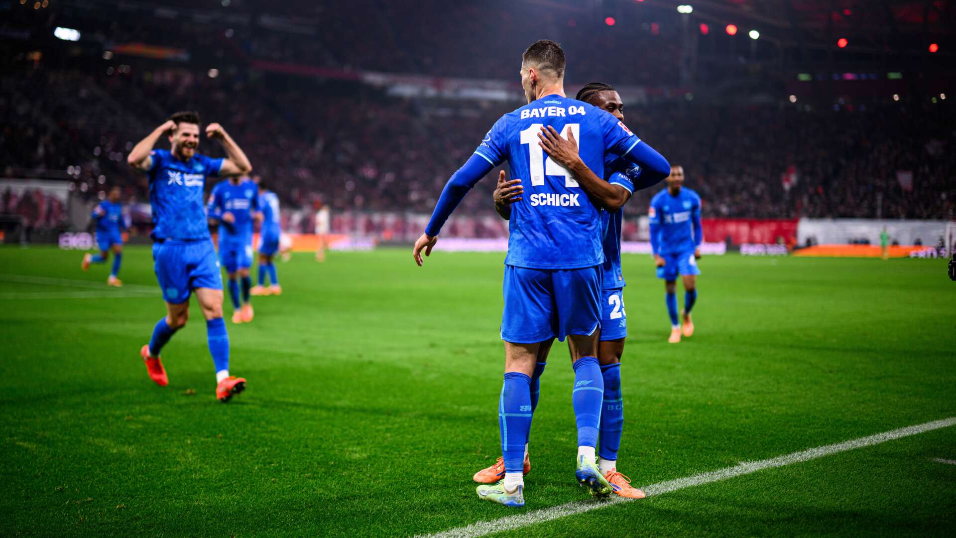 Patrik Schick beim Torjubel