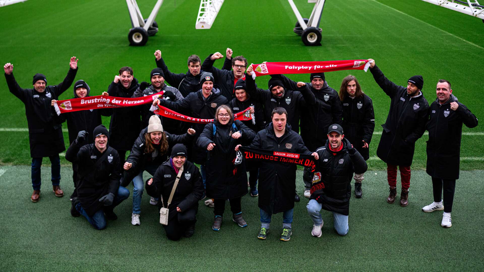 Besuch der VfB-Inklusionsmannschaft bei der Inklusionswerkself