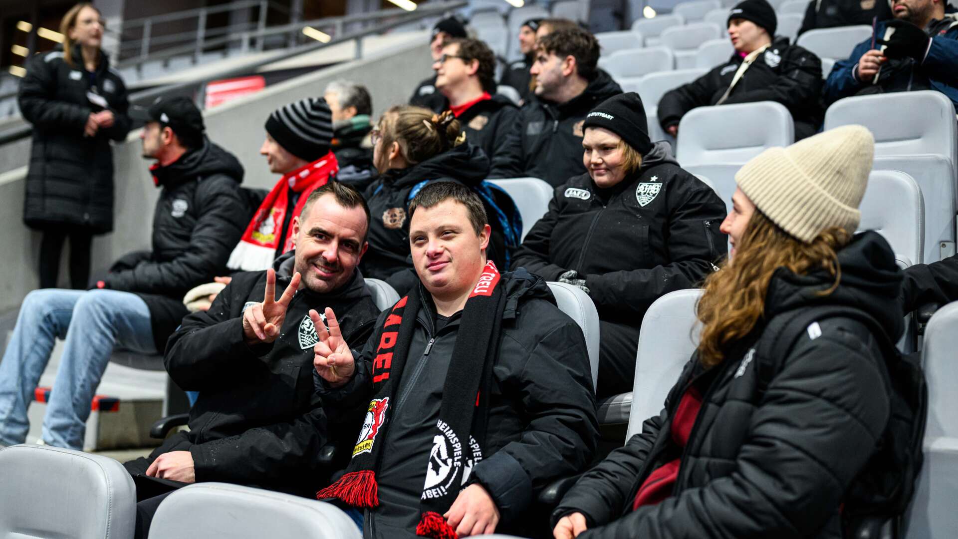 Besuch der VfB-Inklusionsmannschaft bei der Inklusionswerkself