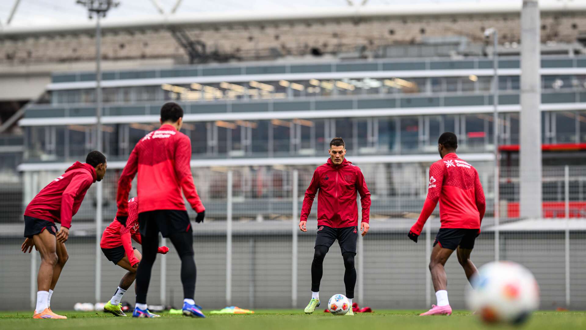 Werkself-Profis beim Training