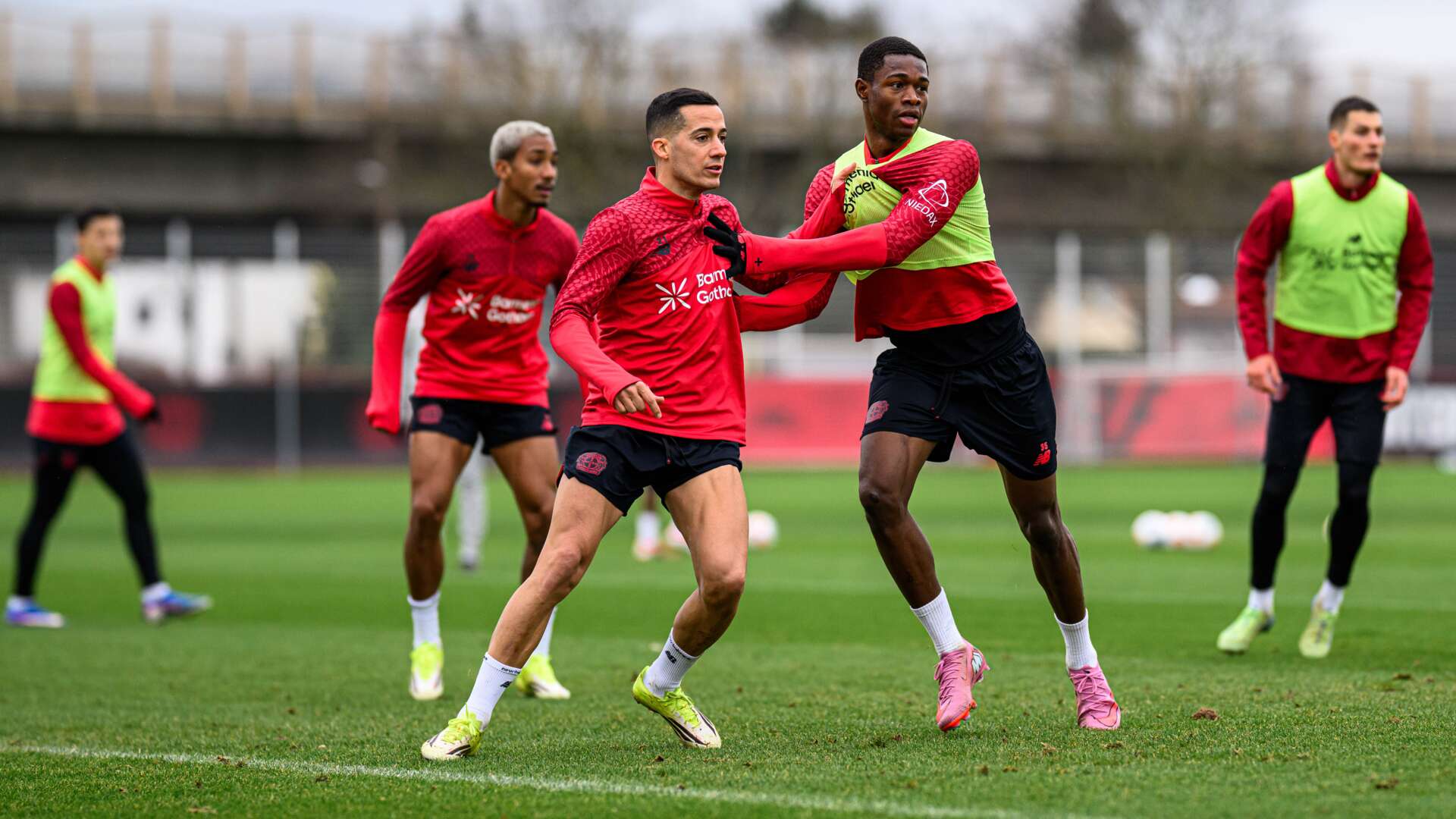 Arthur, Lucas Vazquez und Christian Kofane
