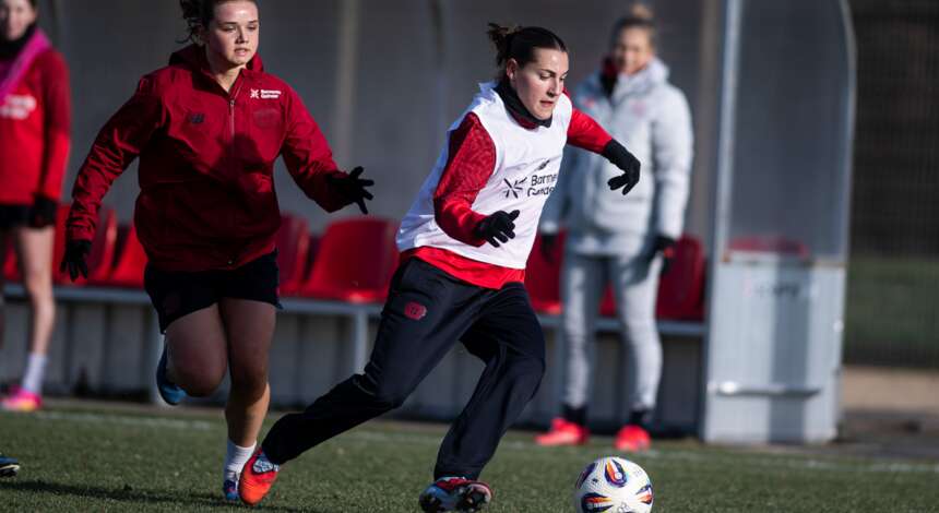 Carlotta Wamser im Training