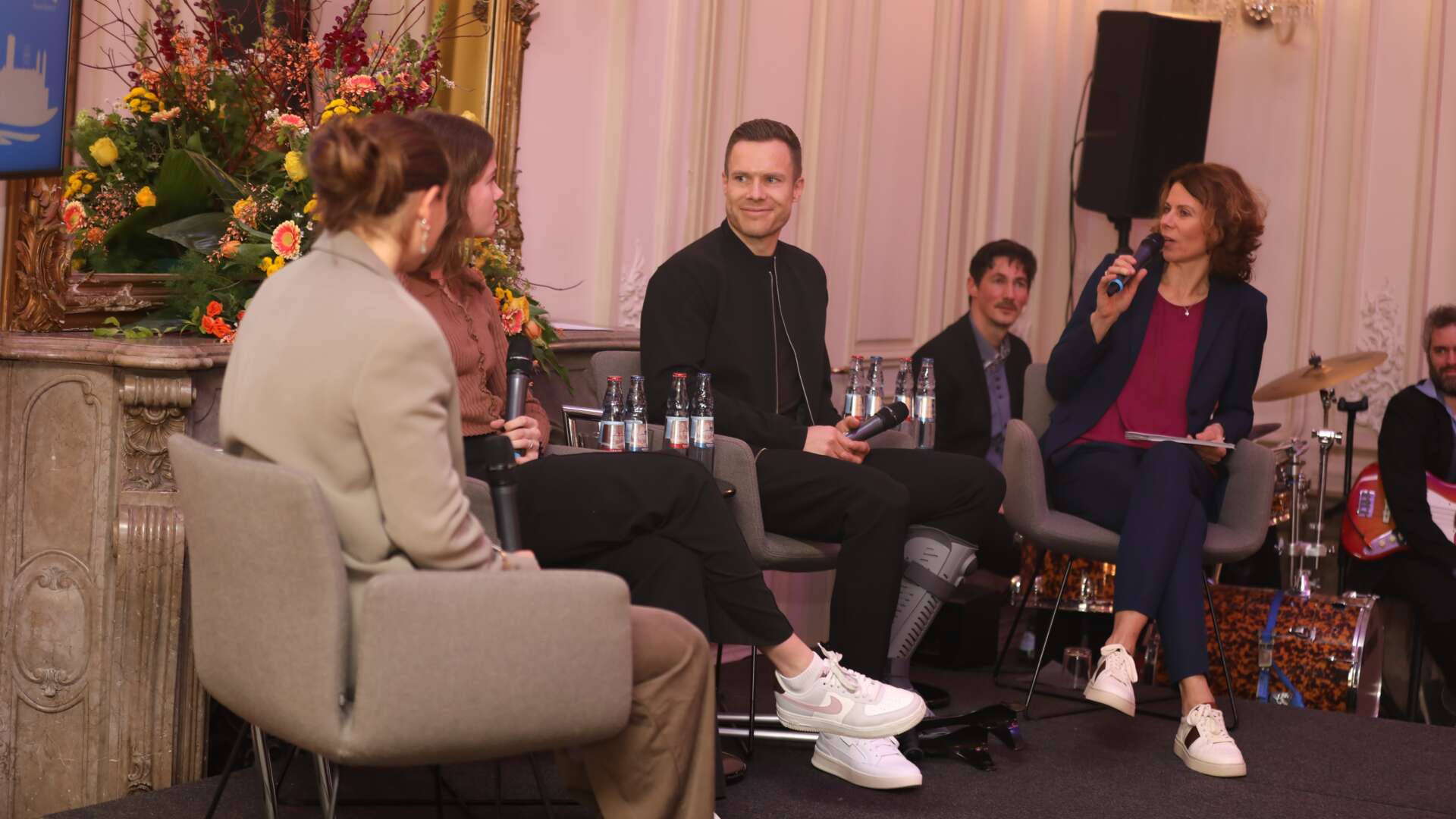 Markus Rehm beim Kamingespräch