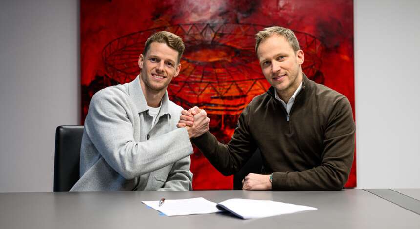 Jonas Omlin und Kim Falkenberg