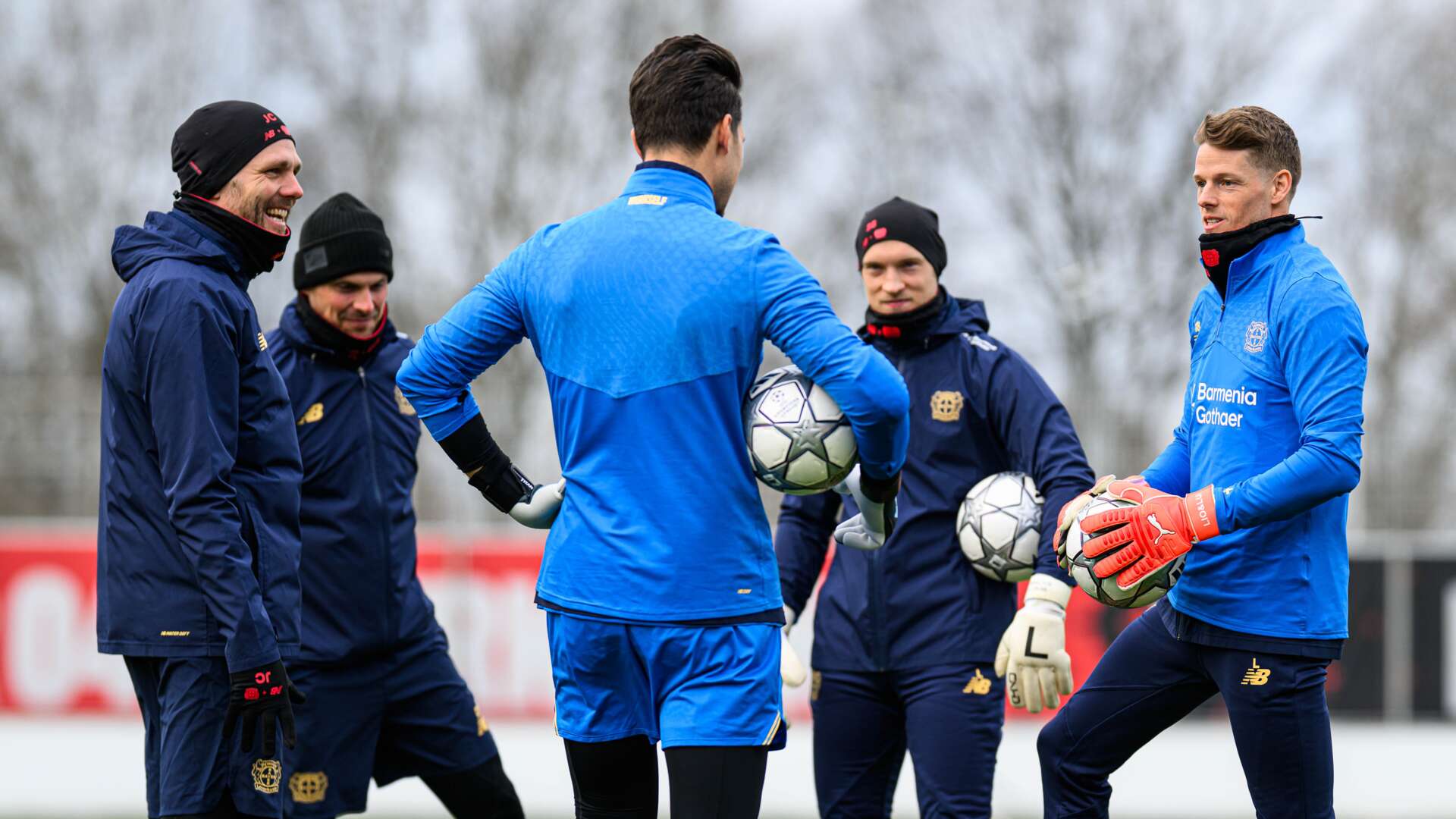 Omlin und Co. im Training