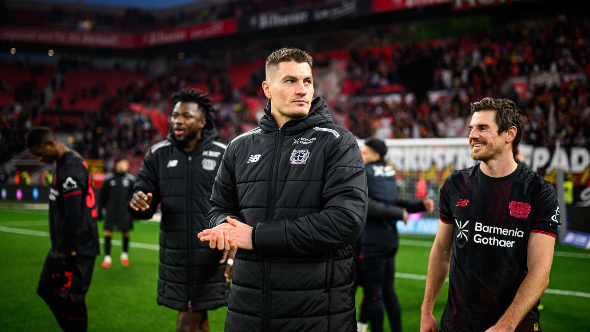 Edmond Tapsoba, Patrik Schick und Jonas Hofmann