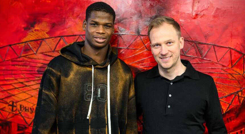 Issa Traoré und Kim Falkenberg