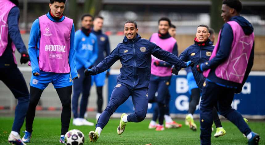 Arthur und Co. mit guter Laune im Training