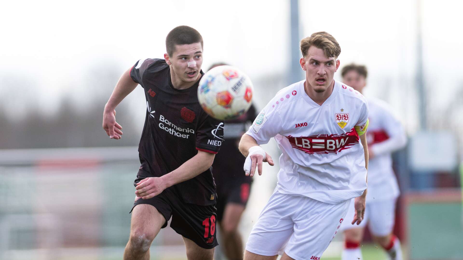 Suchte immer wieder den Abschluss: Nico Plett (l.)