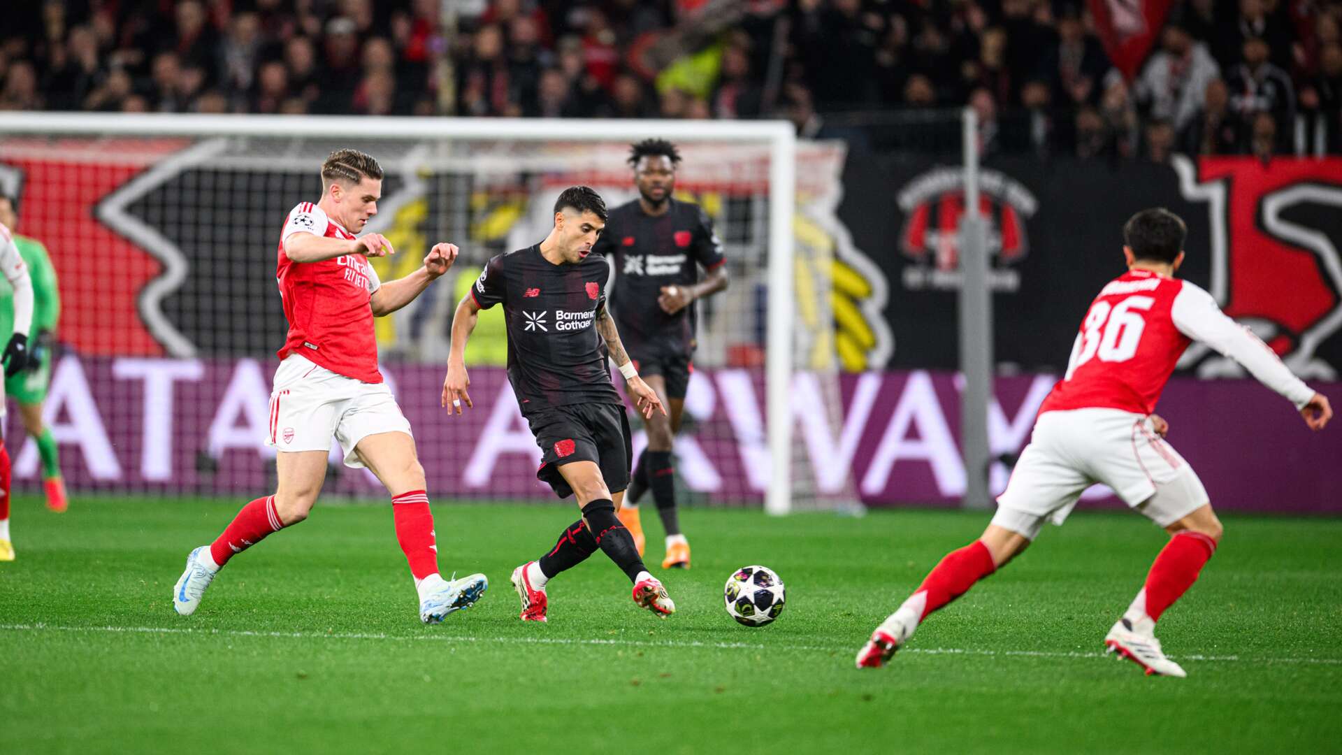 Exequiel Palacios und Viktor Gyökeres