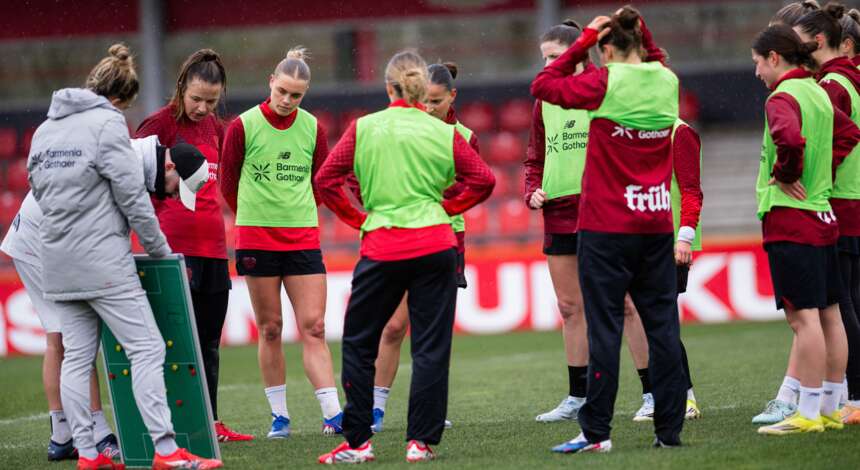 Besprechung im Training