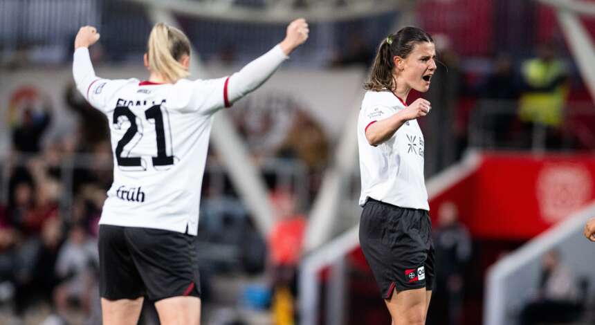 Katharina Piljic bejubelt die Führung