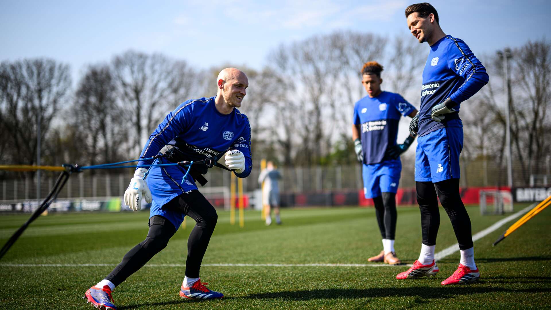 Niklas Lomb, Janis Blaswich und Co. auf dem Trainingsplatz