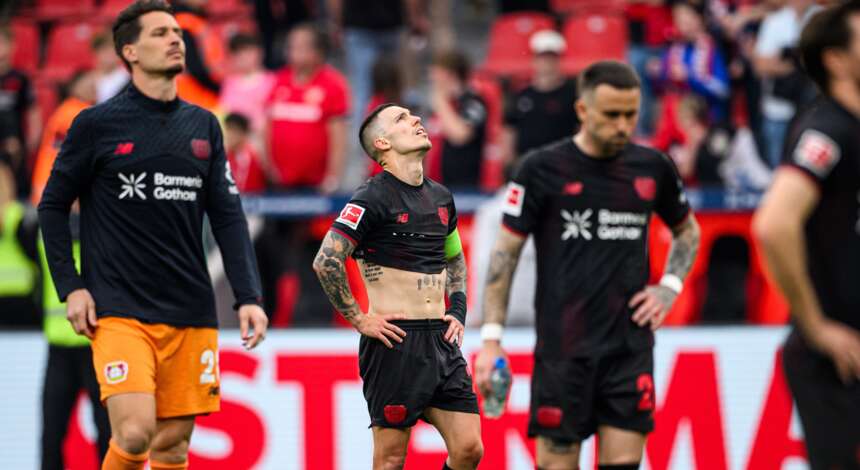 Alejandro Grimaldo und Co. nach Abpfiff