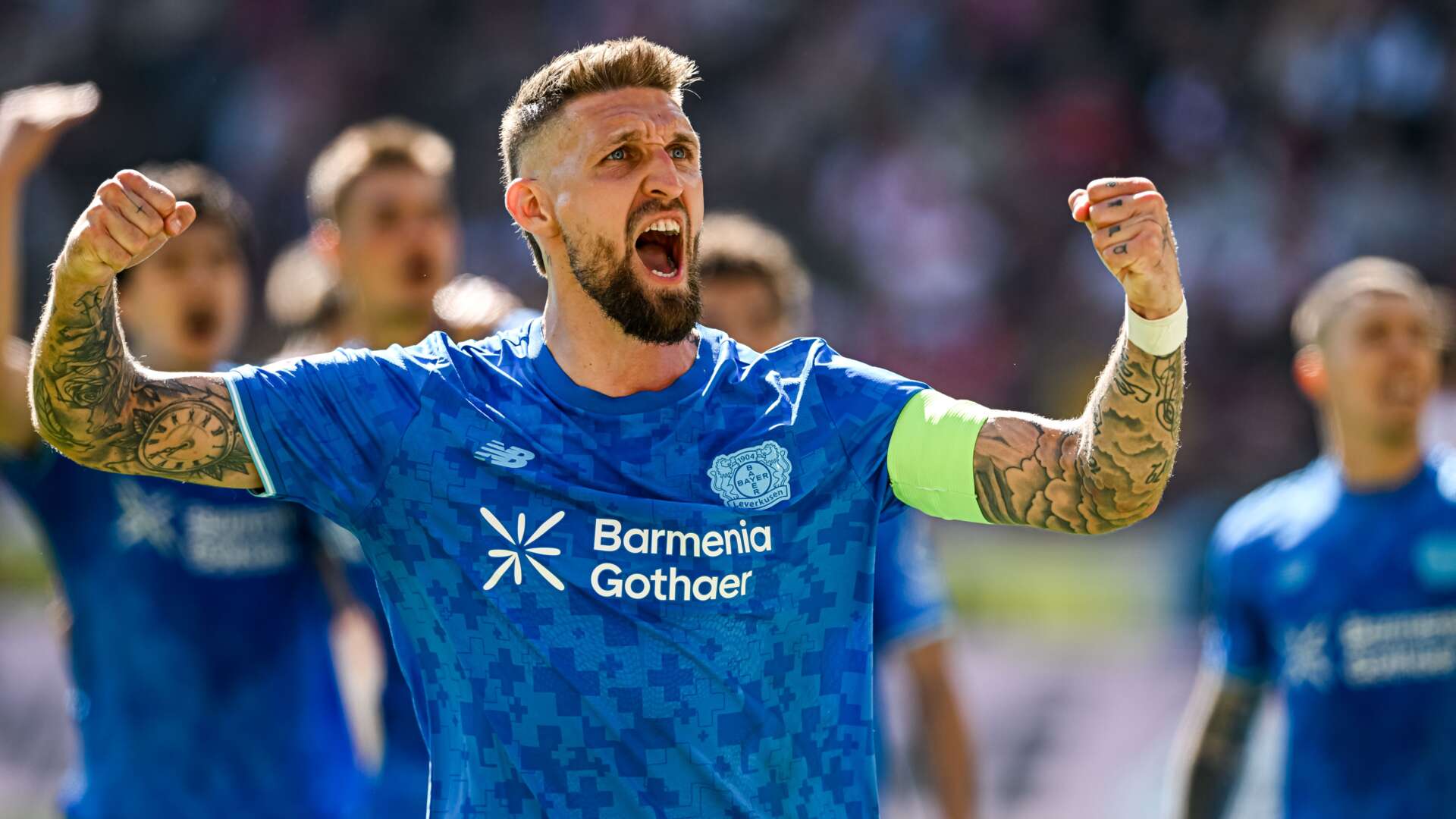 Robert Andrich bejubelt die Führung