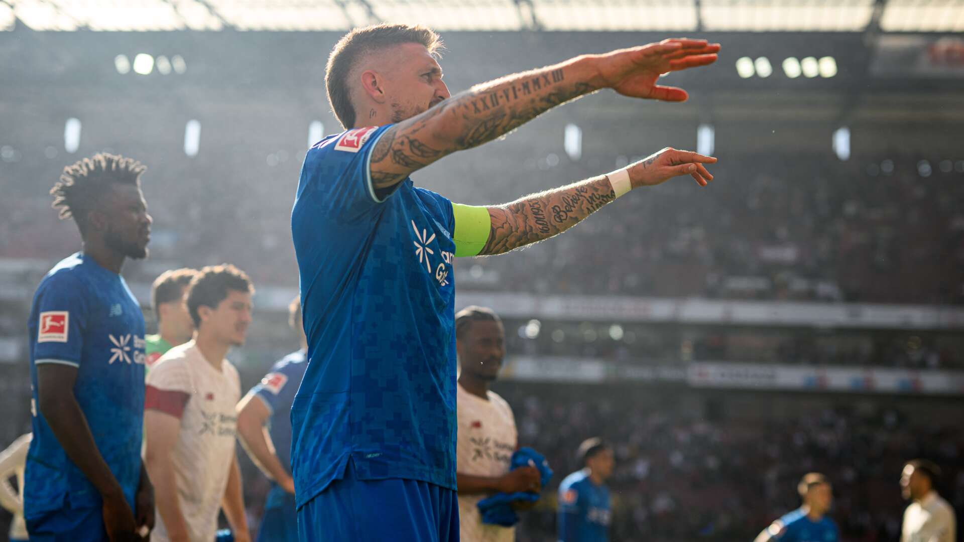 Robert Andrich nach Abpfiff