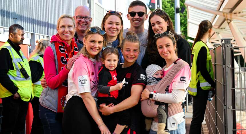 Kristin Kögel mit Familie