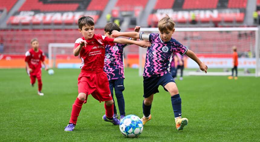 Nachwuchsspieler in der BayArena