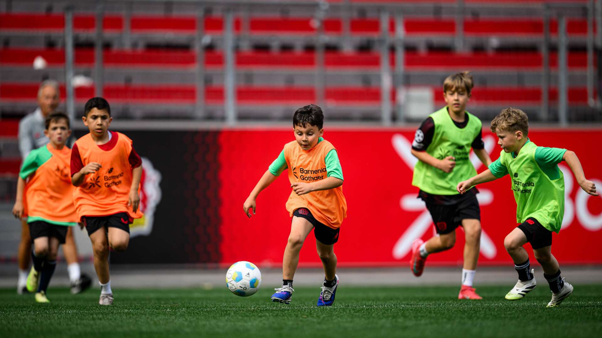 Bayer 04-Fußballschule in der BayArena