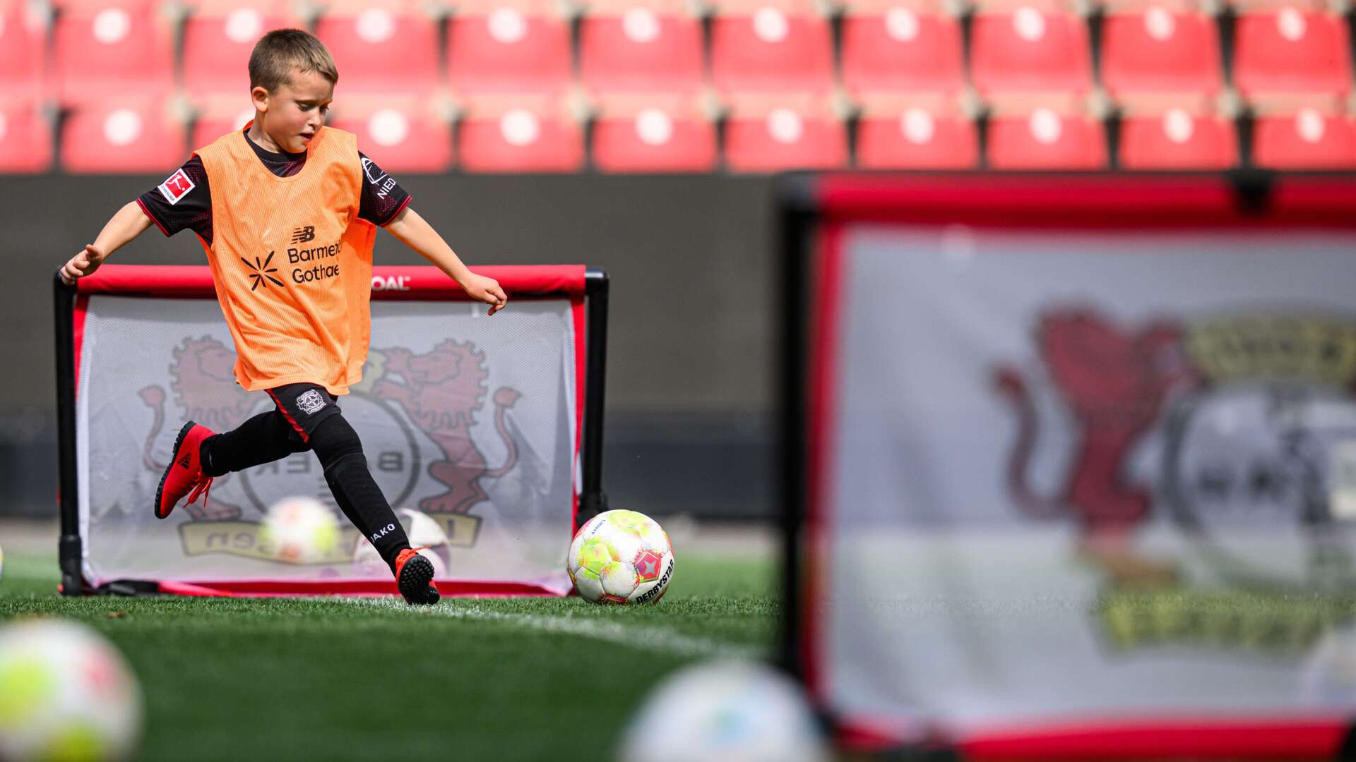 Bayer 04-Fußballschule in der BayArena