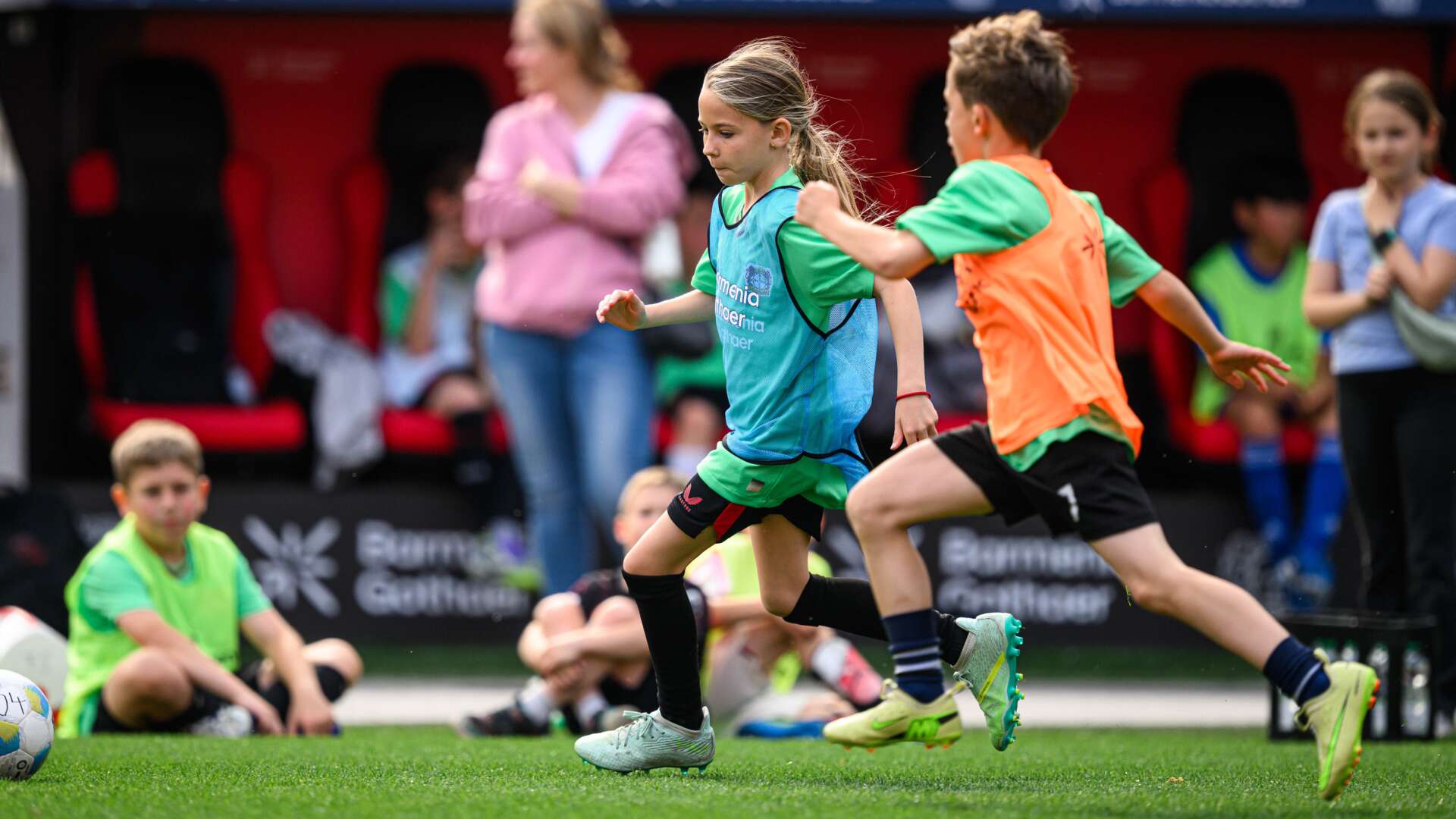 Bayer 04-Fußballschule in der BayArena