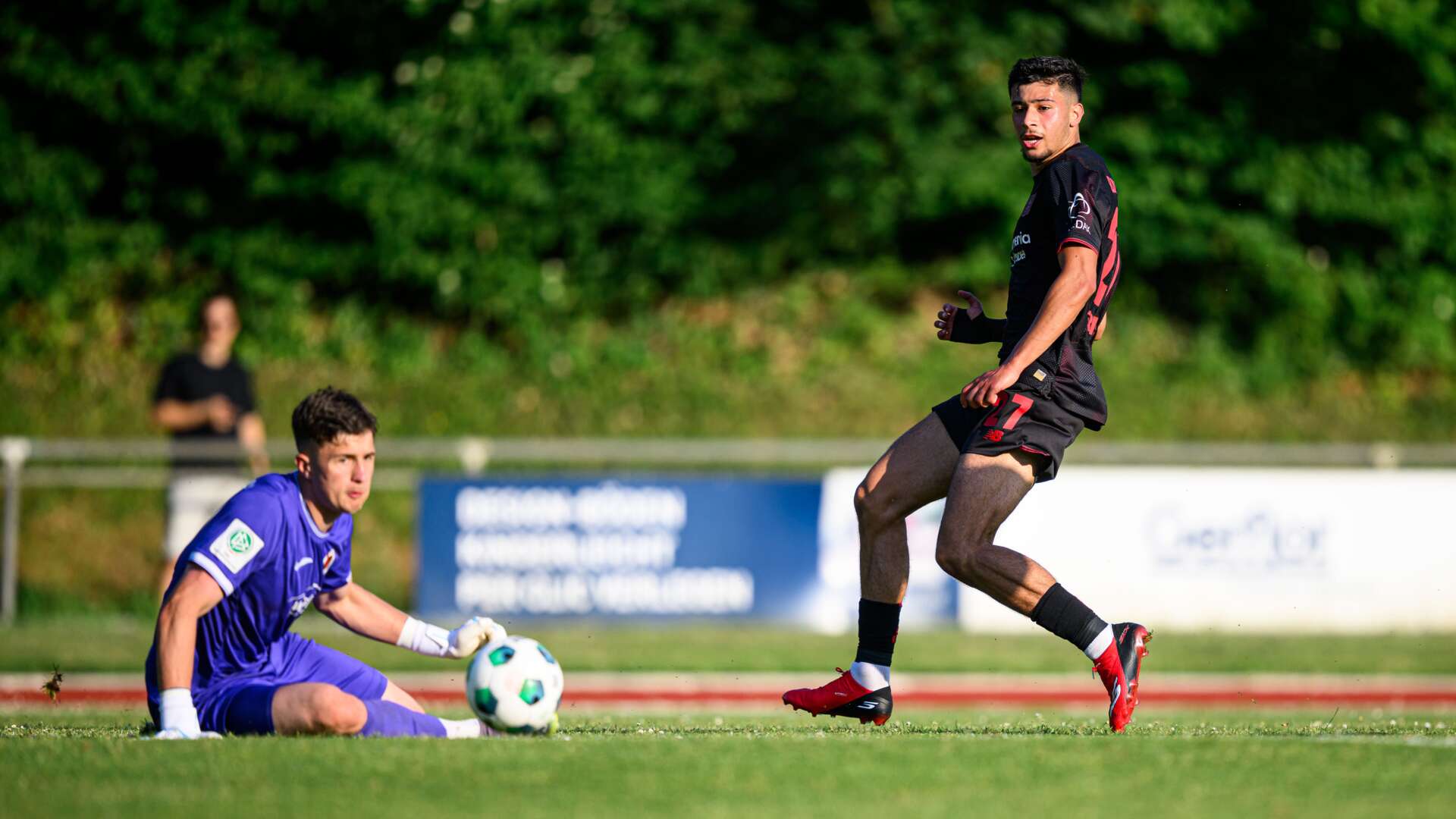 Burak Kir mit der großen Chance zur 2:1-Führung.