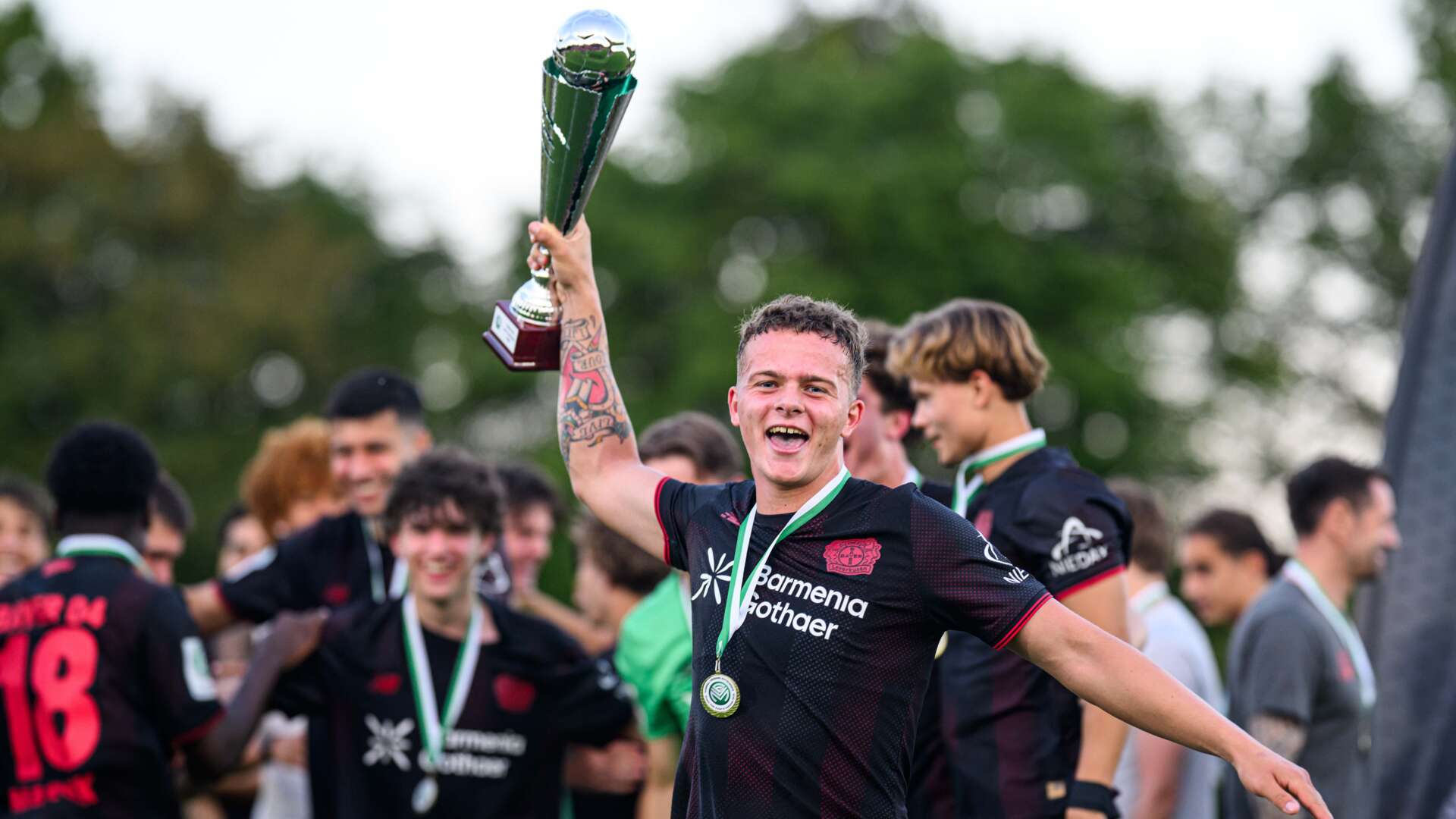 Die U19 von Bayer 04 gewinnt den FVM-Verbandspokal