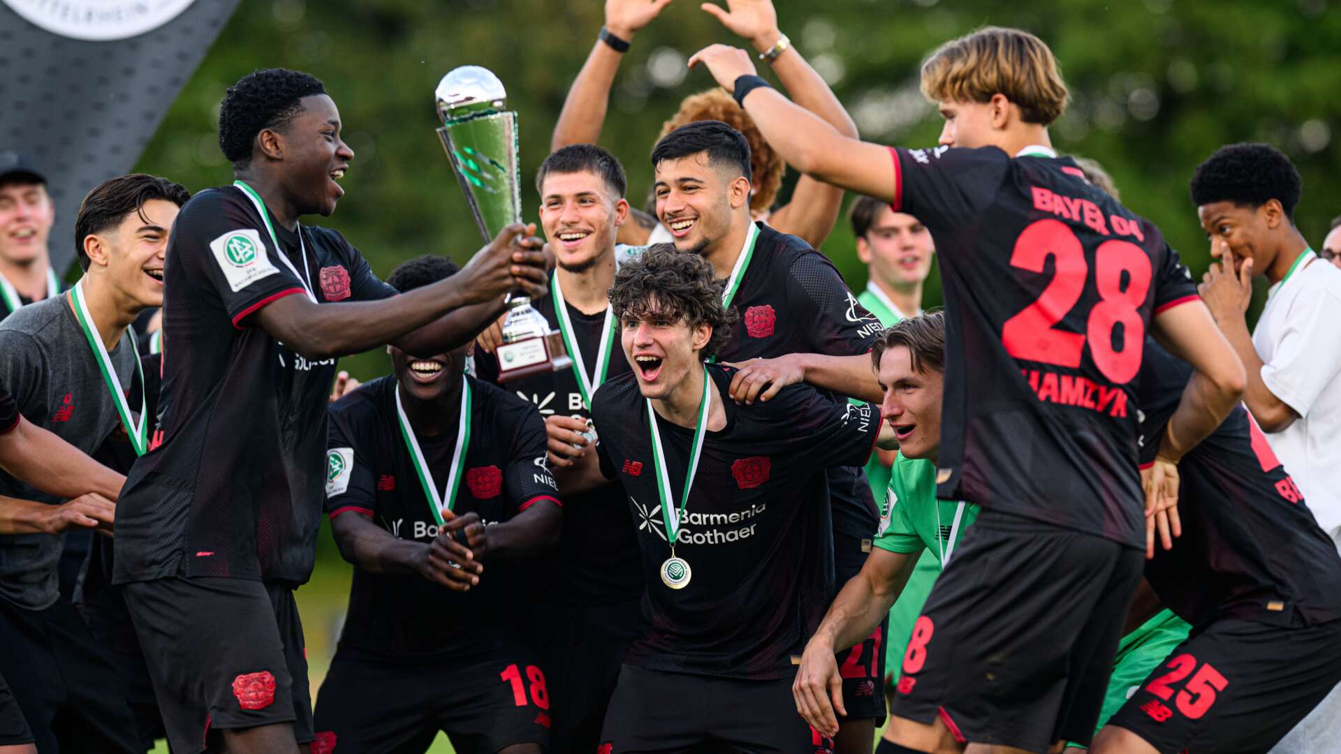 Die U19 von Bayer 04 gewinnt den FVM-Verbandspokal