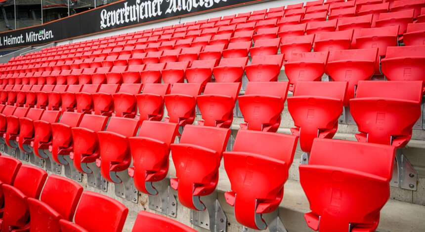 Neue Bestuhlung der BayArena