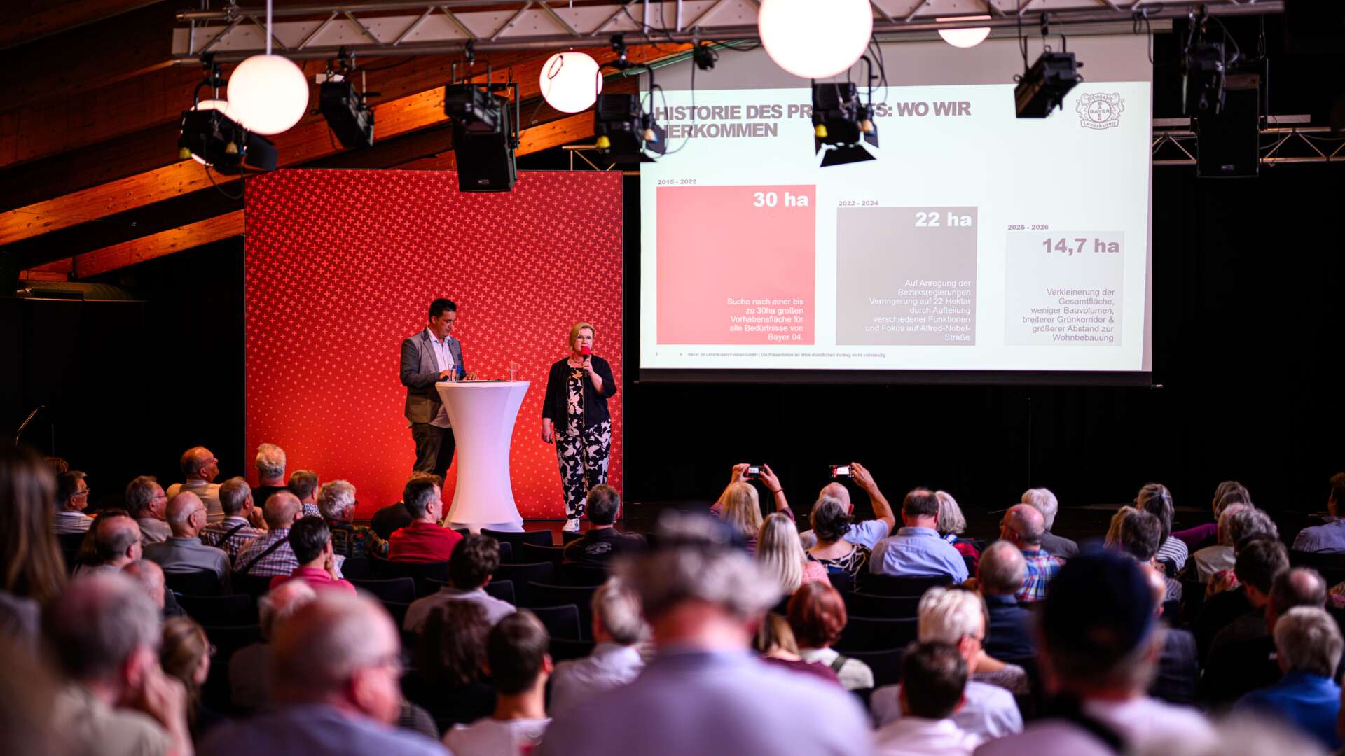 Bürgerveranstaltung zum geplanten Campus in Monheim am Rhein