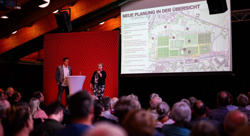 Bürgerveranstaltung zum geplanten Campus in Monheim am Rhein