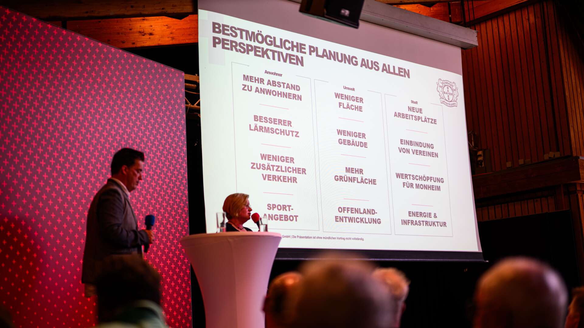 Bürgerveranstaltung zum geplanten Campus in Monheim am Rhein