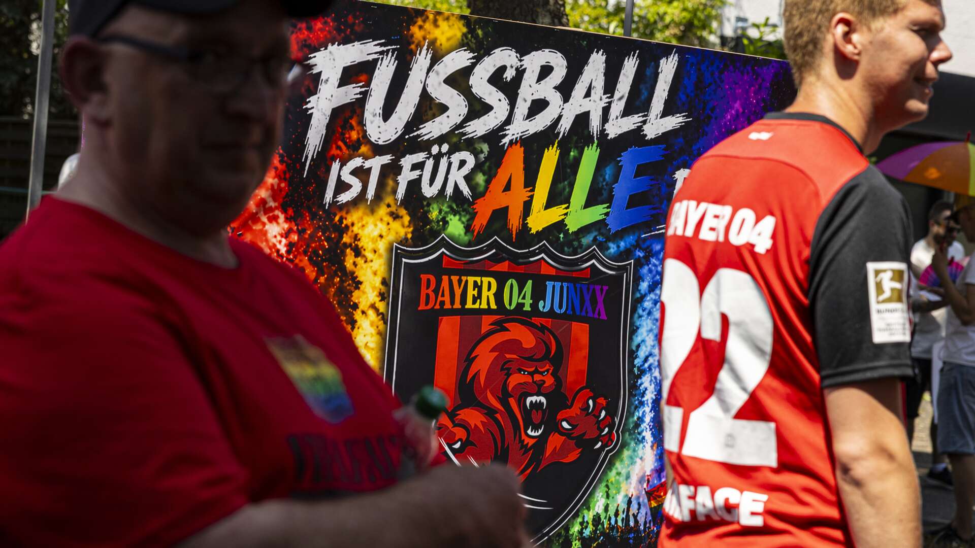 Bayer 04 auf der Pride in Leverkusen