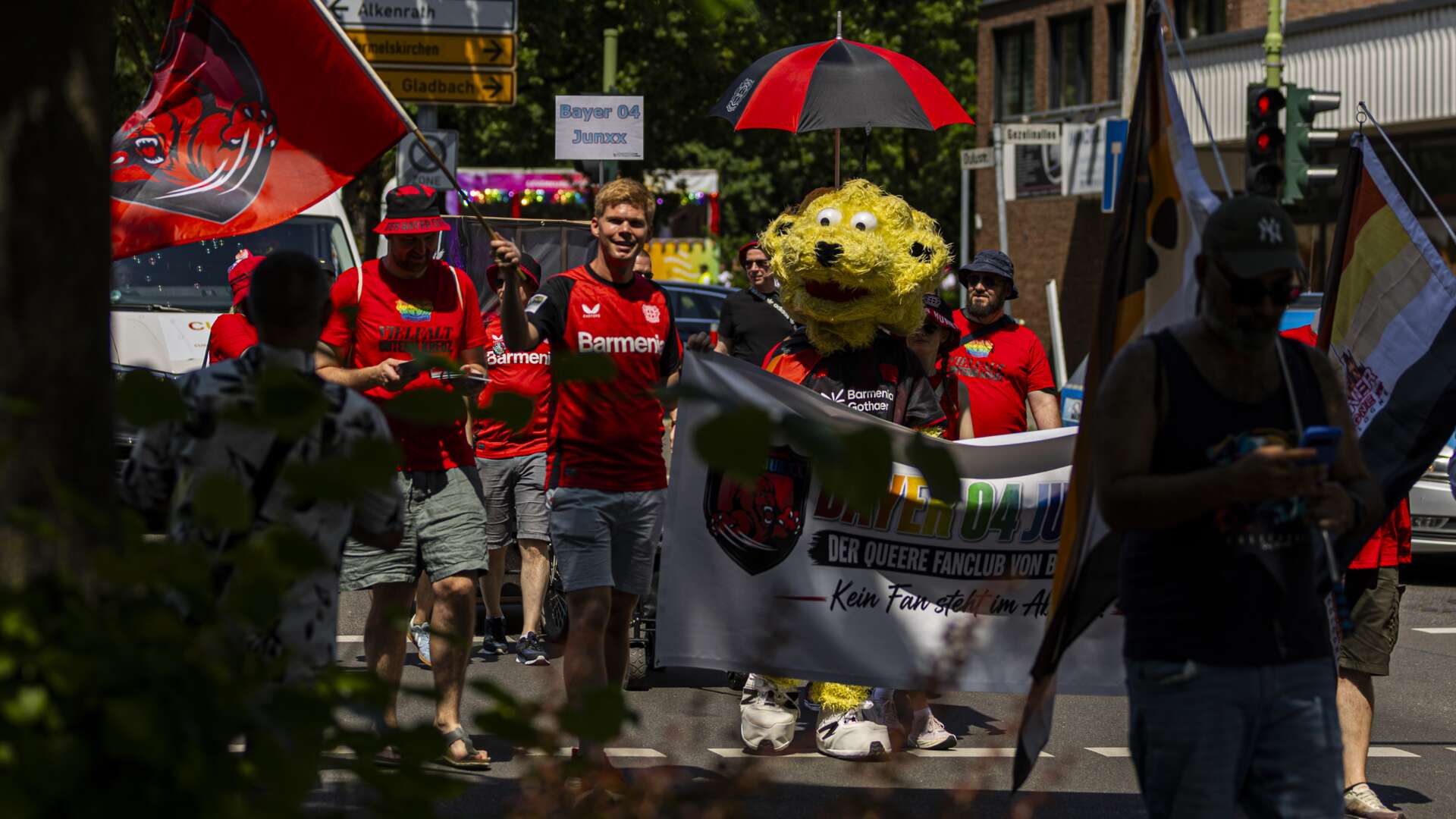 Bayer 04 auf der Pride in Leverkusen