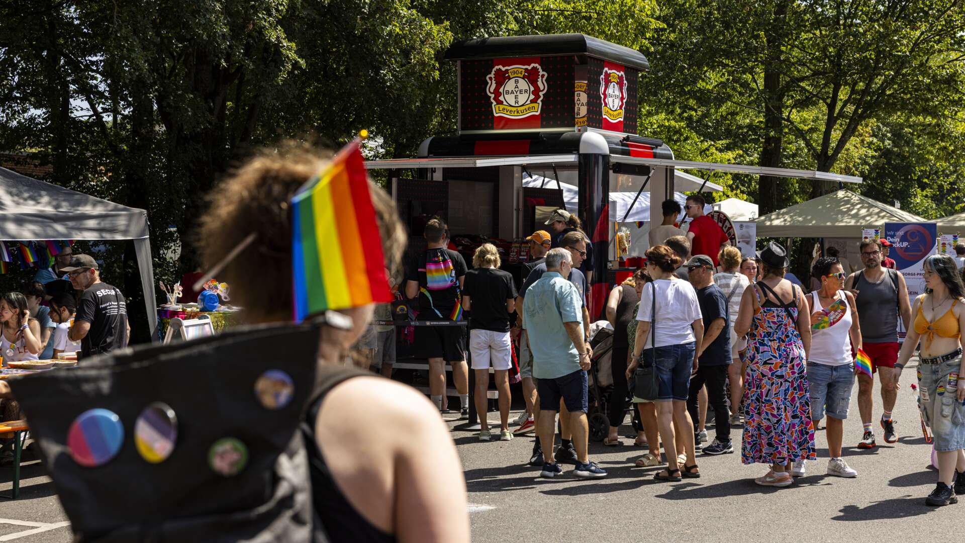 Bayer 04 auf der Pride in Leverkusen