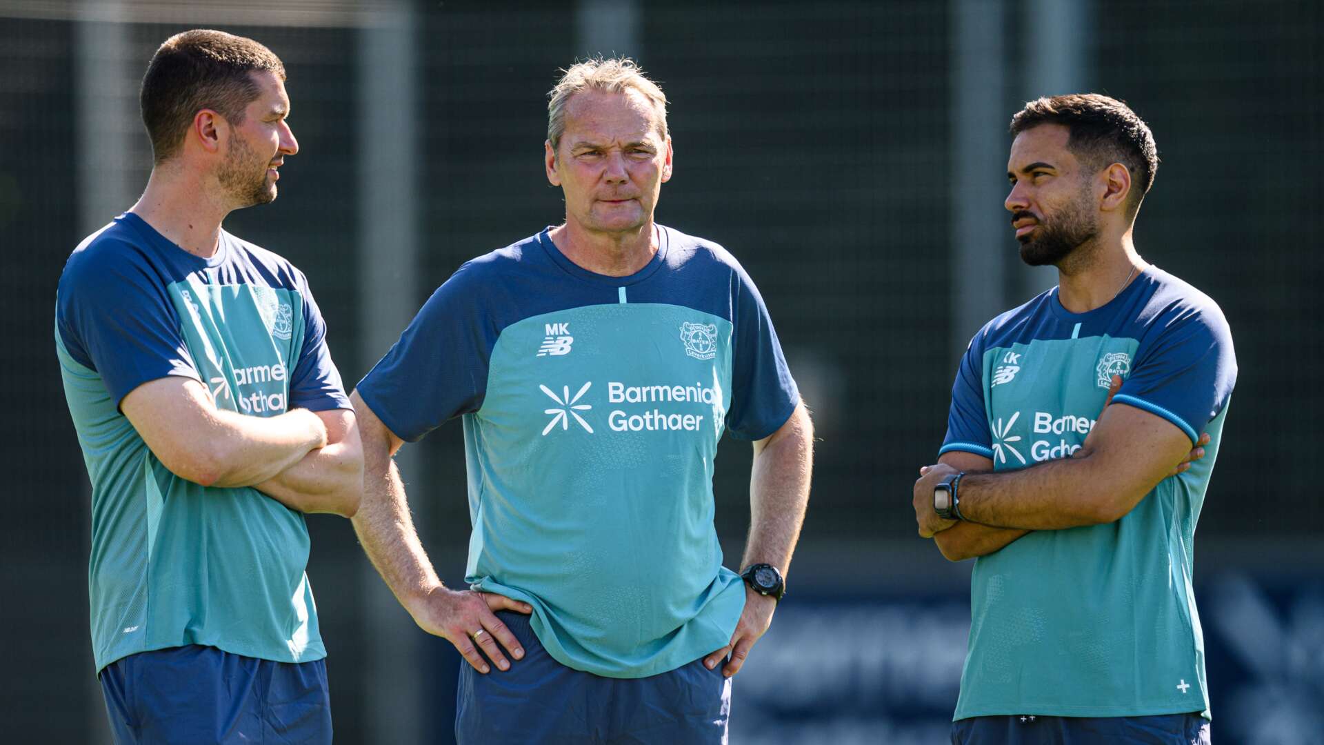 U19-Trainerteam um Andreas Bona, Marco Kostmann und Kostas Kotsifakis