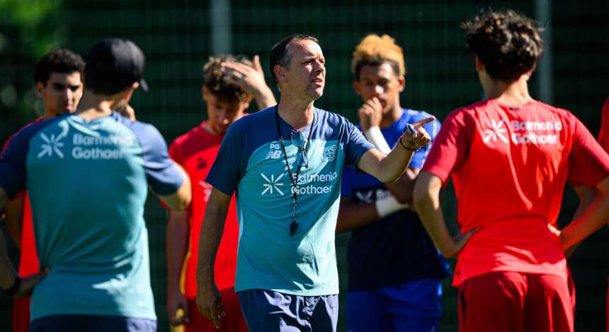 Patrick Greveraars beim U19-Training