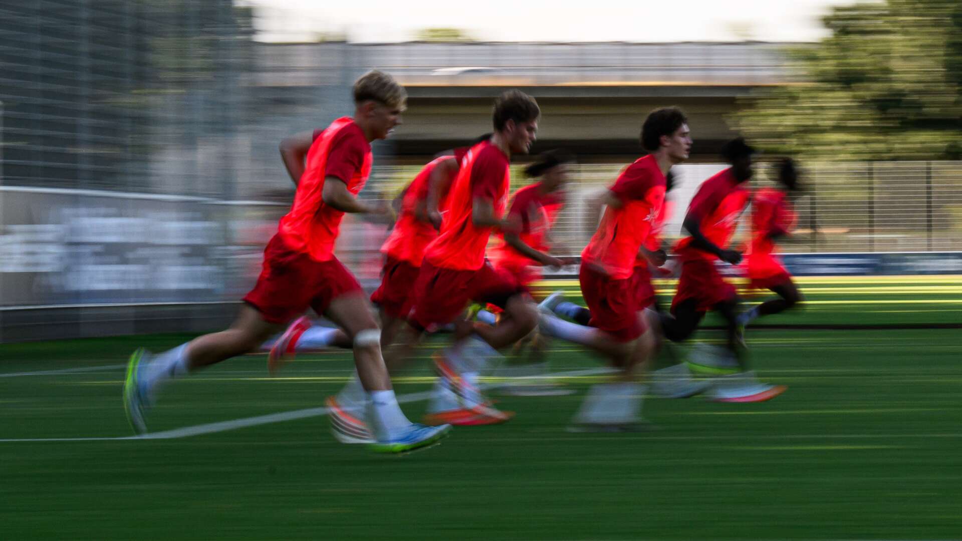 U19 von Bayer 04 beim Training