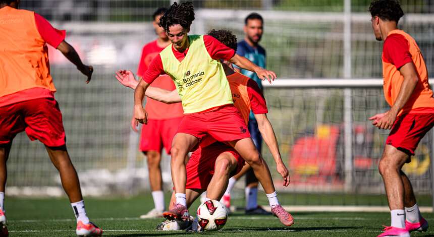 U19 beim Training