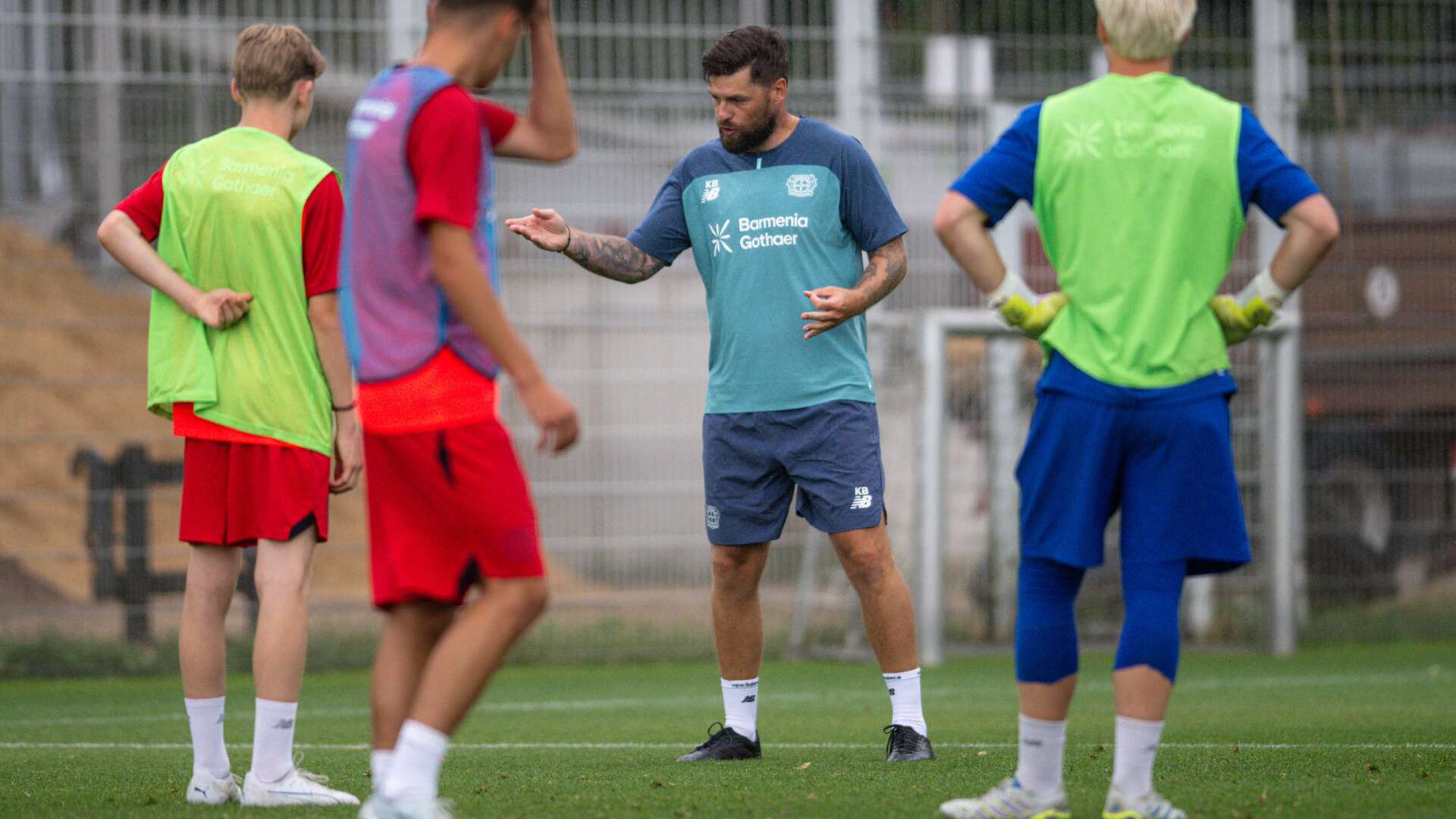 Kevin Brok beim U17-Training