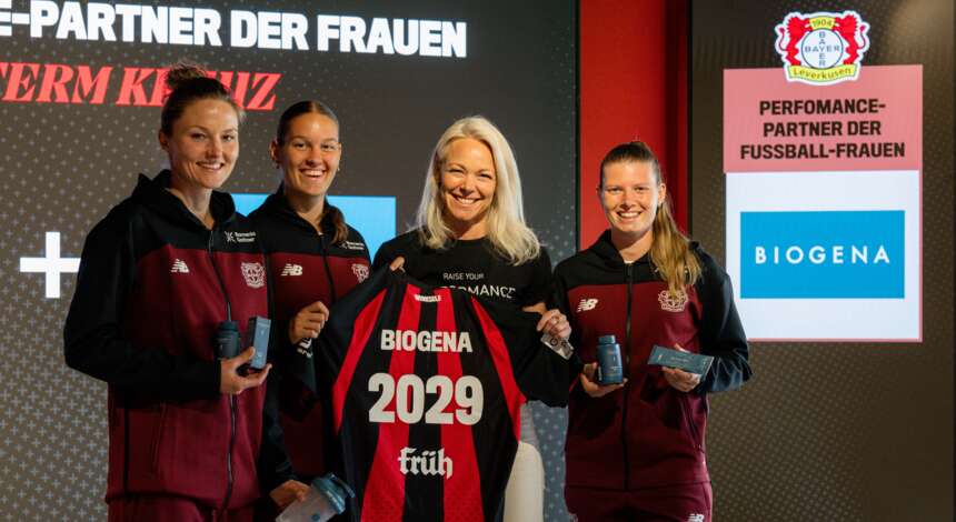 Partnerschaft der Bayer 04-Frauen mit BIOGENA
