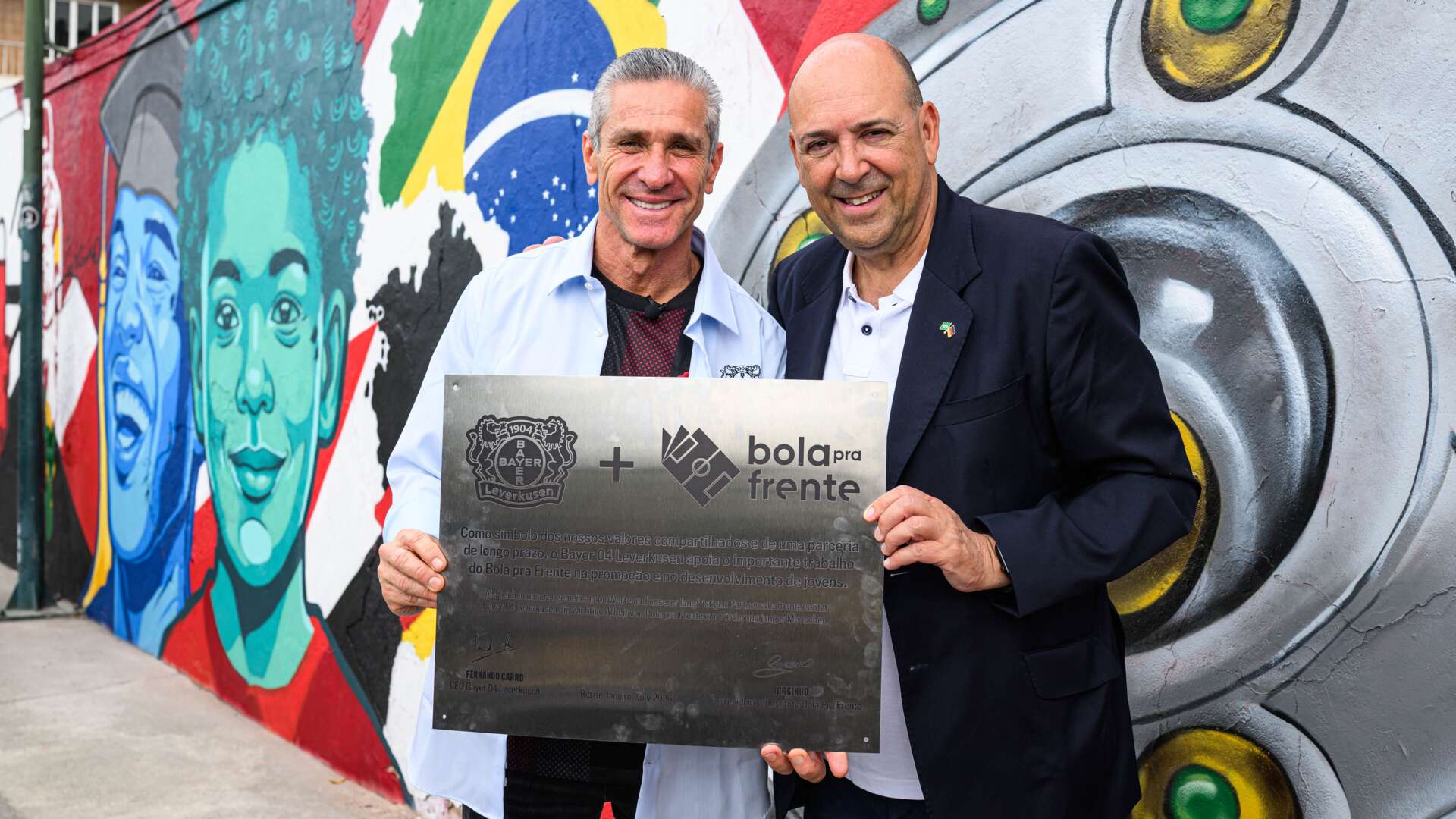Fernando Carro, Jorginho und Paulo Sergio in Rio de Janeiro