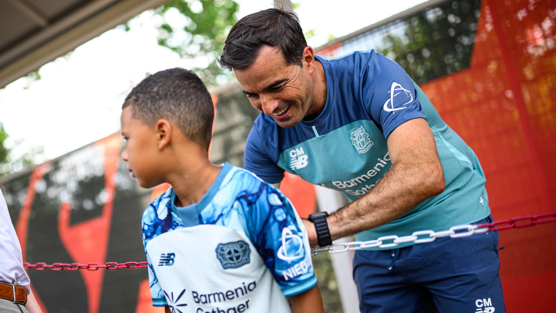 Carles Martínez mit Fan