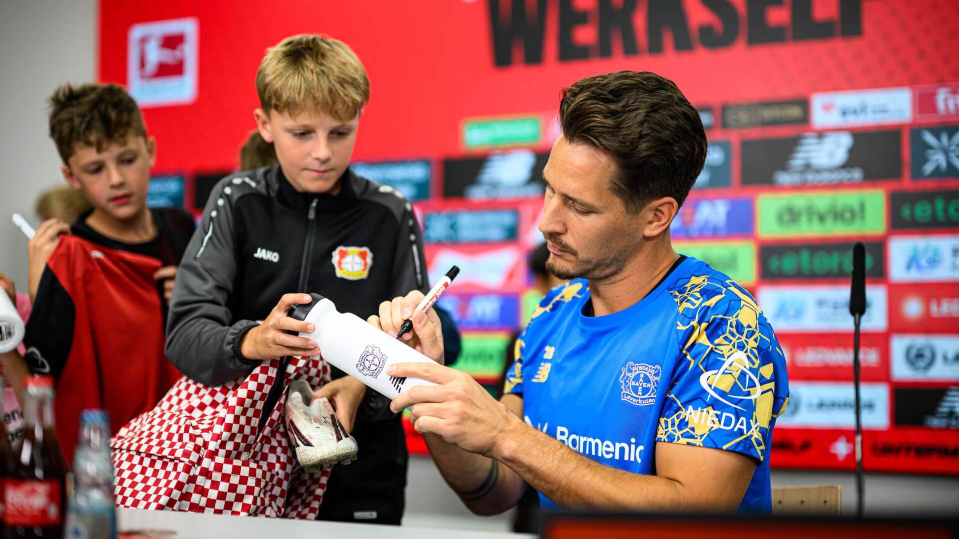 Janis Blaswich bei der Kids-PK