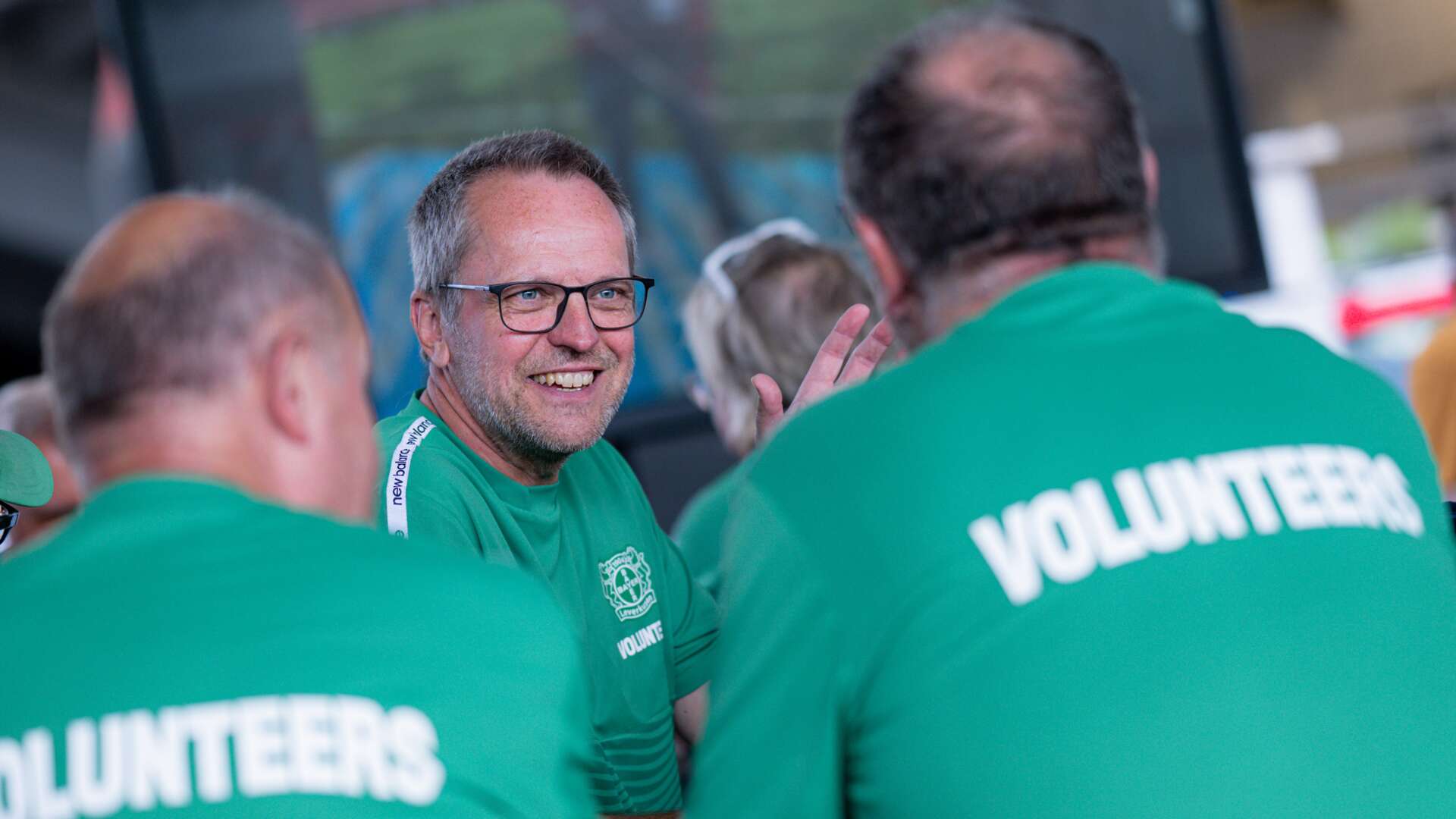 Volunteers beim Kickoff